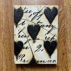 SID DICKENS Black Heart Script Art VANCOUVER CANADA